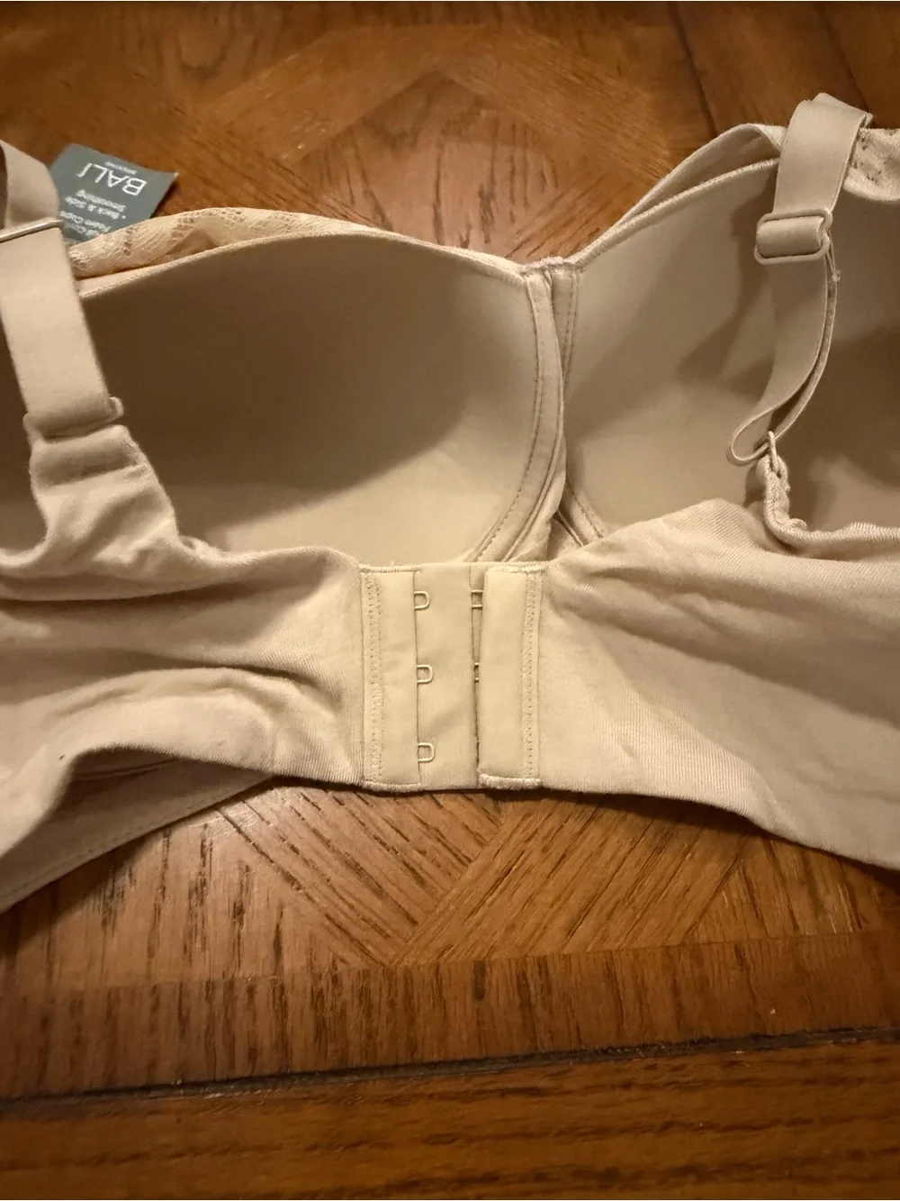 Bali Breathe Cotton Modal Wireless T-Shirt Convertible Bra DF7594 Size Large